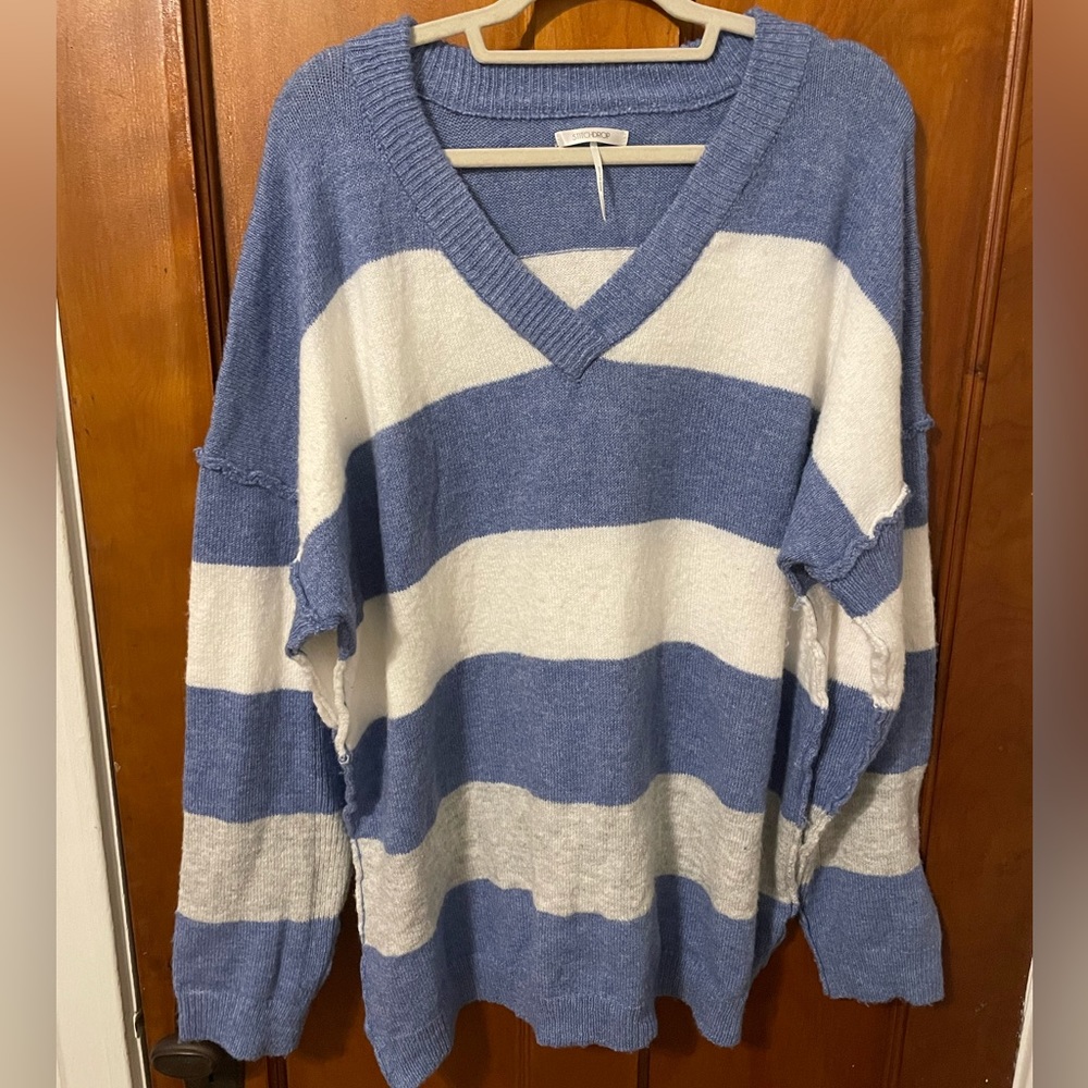 Oversized Striped Very Soft Sweater